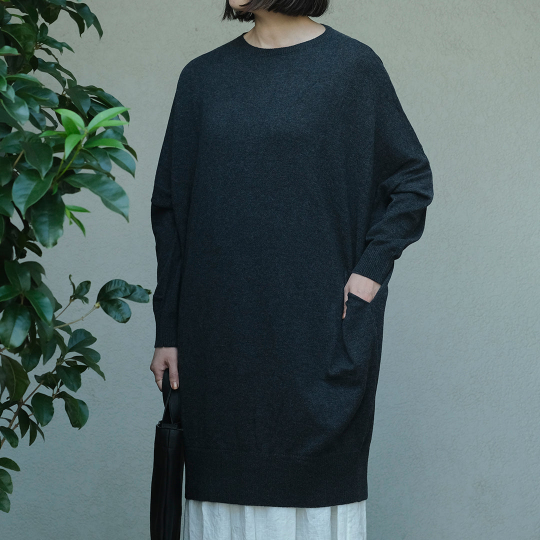 ゆったりサイズがうれしい、大人のニットワンピース – Envelope