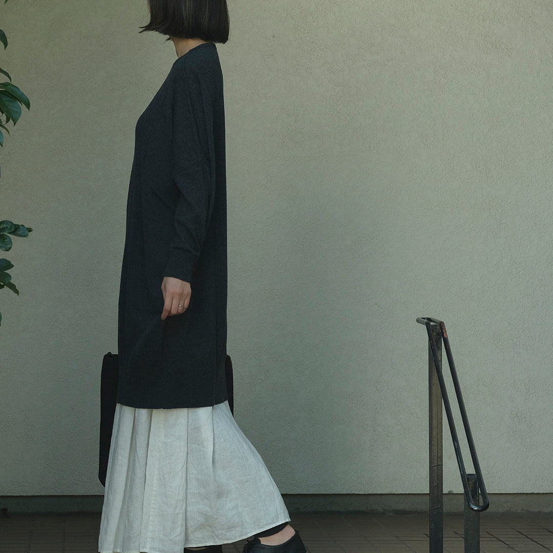 ゆったりサイズがうれしい、大人のニットワンピース – Envelope