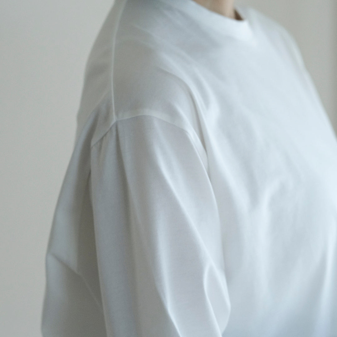 ［SALUÉ］white label スムース ロングスリーブTシャツ（リニューアル）