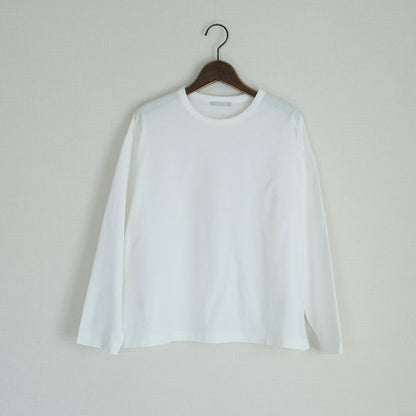 ［SALUÉ］white label スムース ロングスリーブTシャツ（リニューアル）