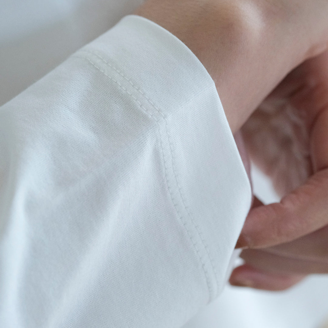 ［SALUÉ］white label スムース ロングスリーブTシャツ（リニューアル）