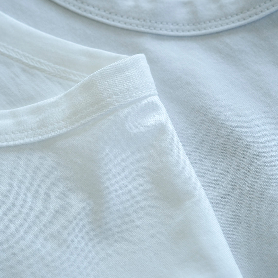 ［SALUÉ］white label スムース ロングスリーブTシャツ（リニューアル）