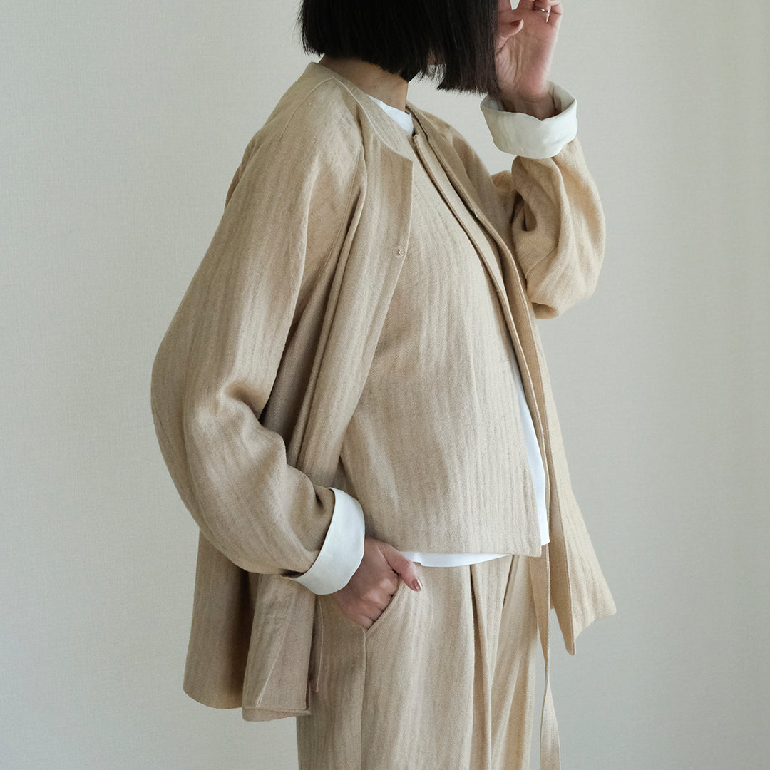 ［SALUÉ］white label スムース ロングスリーブTシャツ（リニューアル）