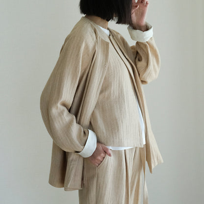 ［SALUÉ］white label スムース ロングスリーブTシャツ（リニューアル）