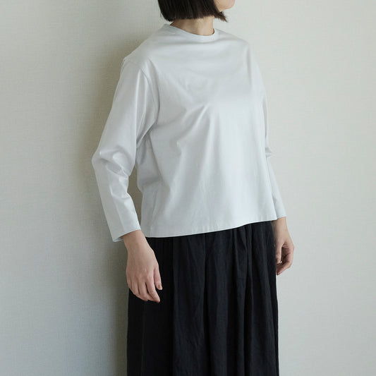 ［SALUÉ］white label スムース ロングスリーブTシャツ（リニューアル）