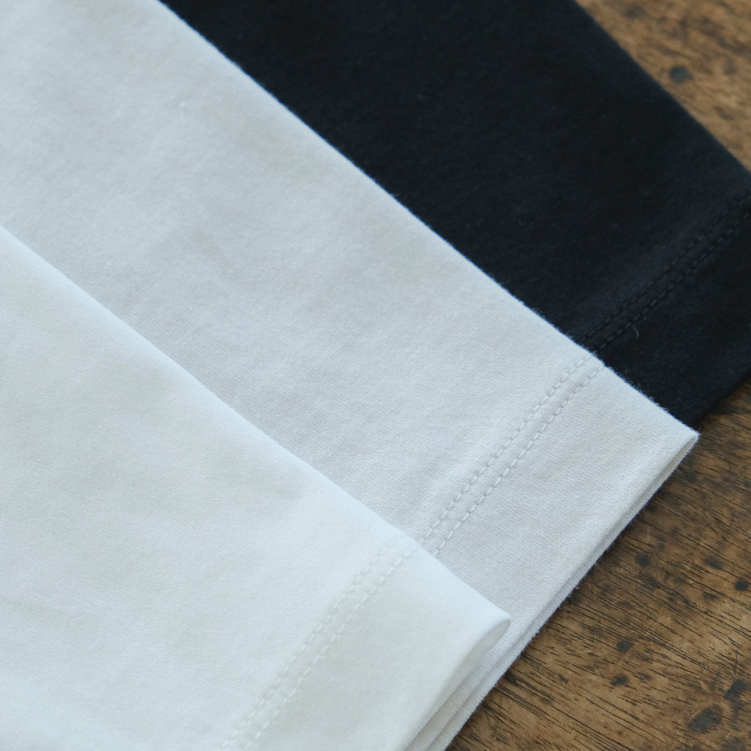 ［SALUÉ］white label スムース ロングスリーブTシャツ（リニューアル）