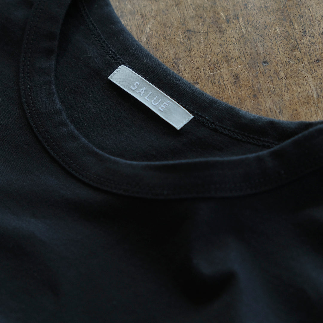 ［SALUÉ］white label スムース ロングスリーブTシャツ（リニューアル）