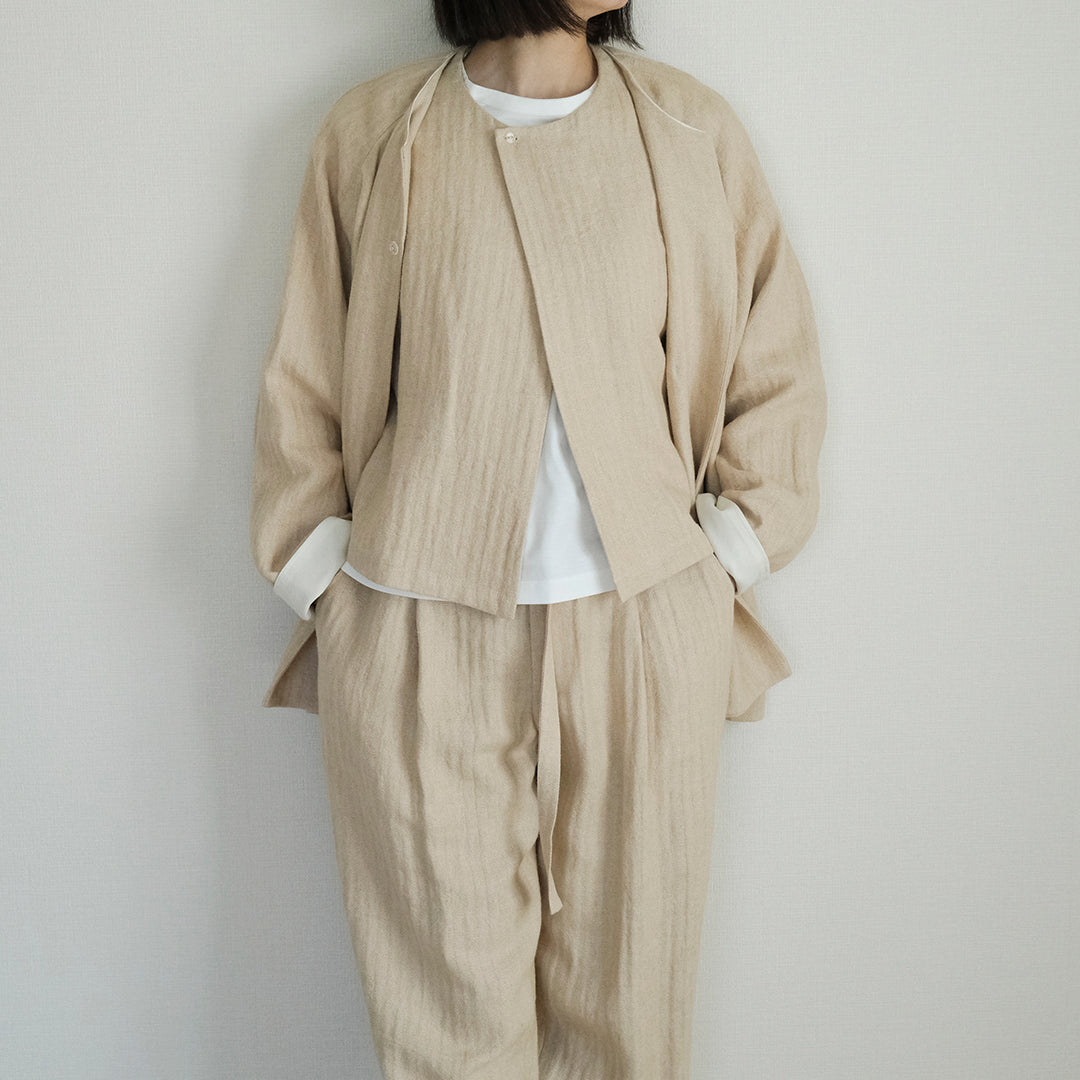 ［SALUÉ］white label スムース ロングスリーブTシャツ（リニューアル）