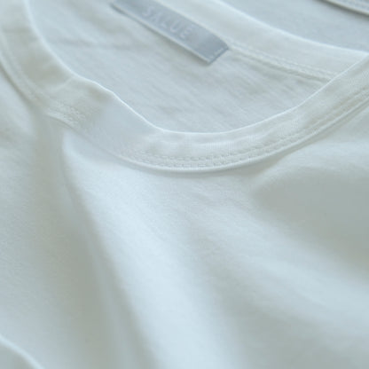 ［SALUÉ］white label スムース ロングスリーブTシャツ（リニューアル）
