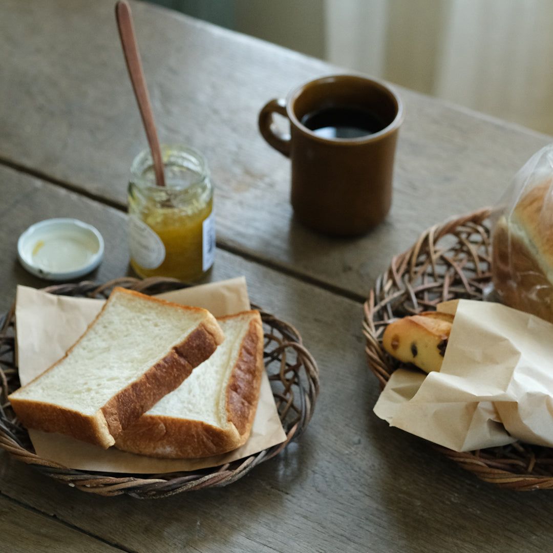 ［宮本工芸］あけびかご 乱れ編み 丸皿