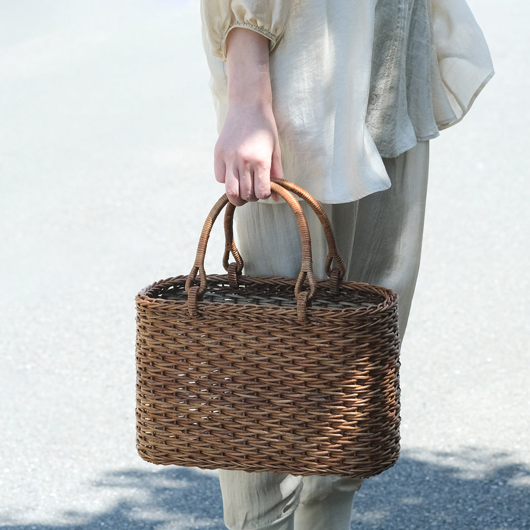 ［宮本工芸］あけび 薄型小松編 巻き手