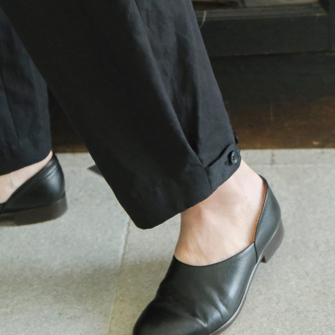 SALUÉ／【受注商品】エッグチノパンツ／コットンリネン  size 0