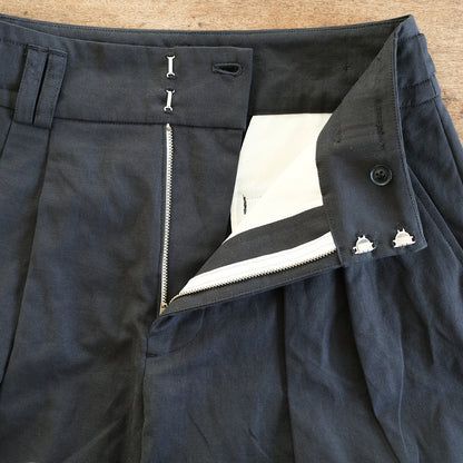 SALUÉ／【受注商品】エッグチノパンツ／コットンリネン  size 0