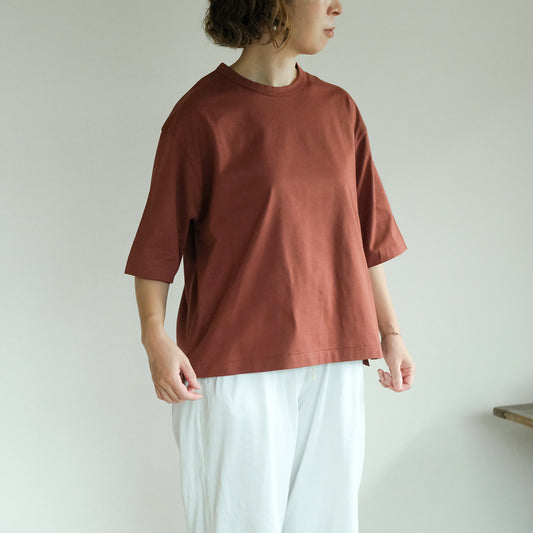 ［SALUÉ］white label スムース ハーフスリーブTシャツ