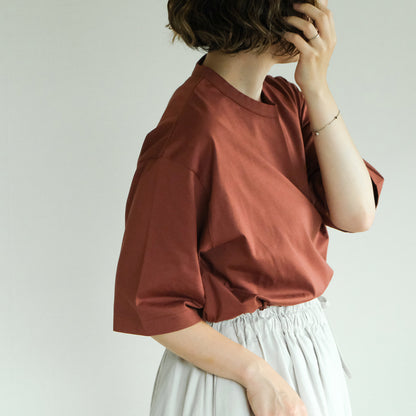 ［SALUÉ］white label スムース ハーフスリーブTシャツ