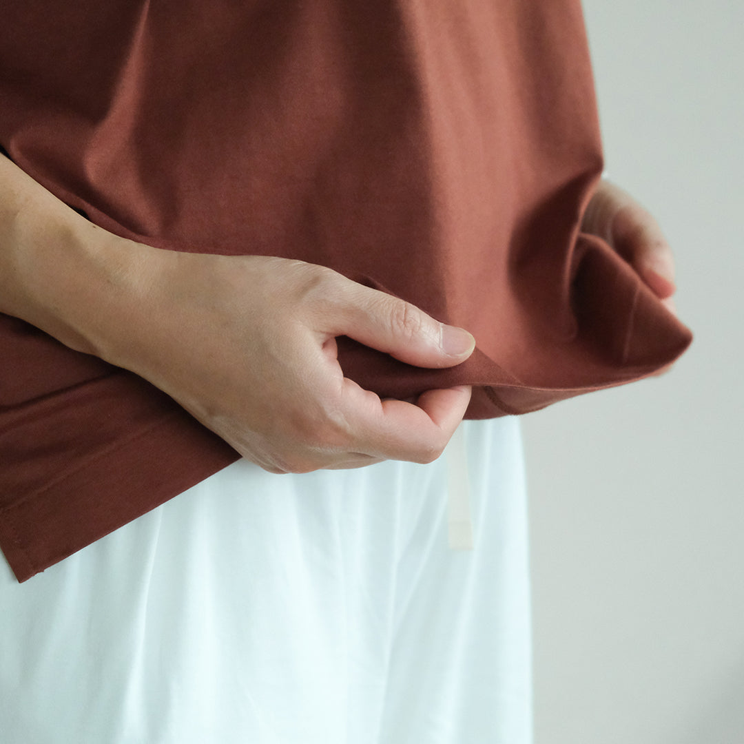 ［SALUÉ］white label スムース ハーフスリーブTシャツ