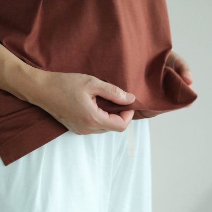 ［SALUÉ］white label スムース ハーフスリーブTシャツ