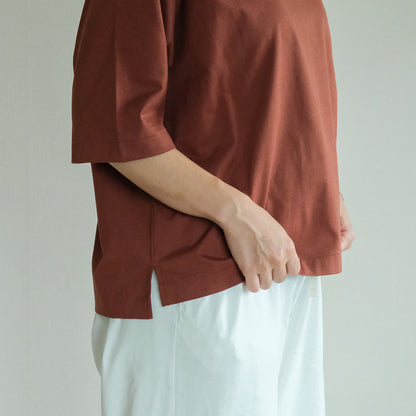［SALUÉ］white label スムース ハーフスリーブTシャツ