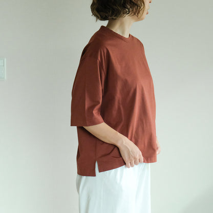 ［SALUÉ］white label スムース ハーフスリーブTシャツ