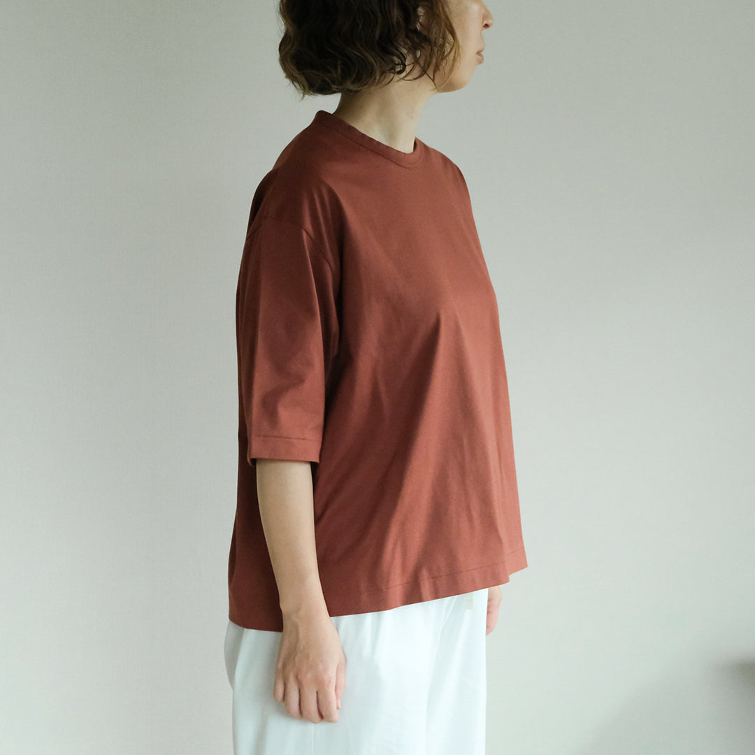 ［SALUÉ］white label スムース ハーフスリーブTシャツ