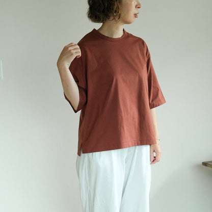 ［SALUÉ］white label スムース ハーフスリーブTシャツ