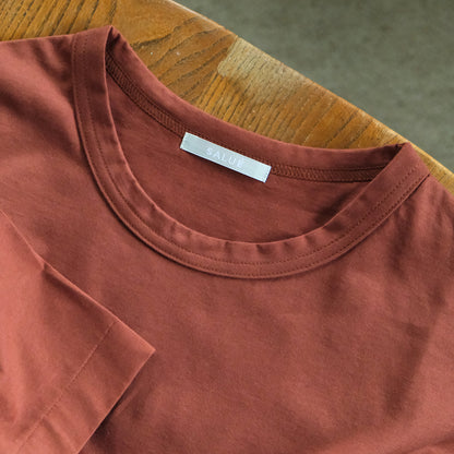 ［SALUÉ］white label スムース ハーフスリーブTシャツ