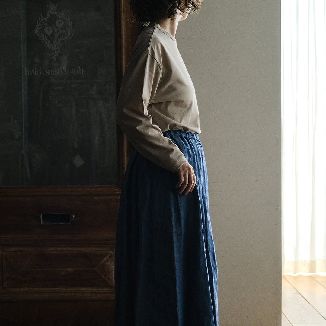 ［SALUÉ］white label スムース ロングスリーブTシャツ（リニューアル）