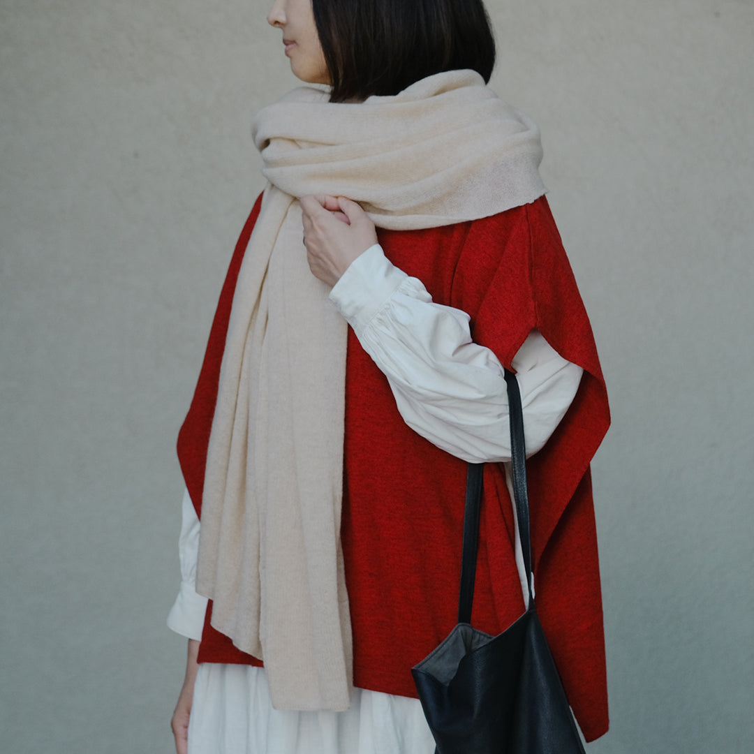 ［FREEMAN--B］ゆる編み天竺ストール　大