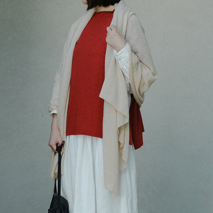 ［FREEMAN--B］ゆる編み天竺ストール　大