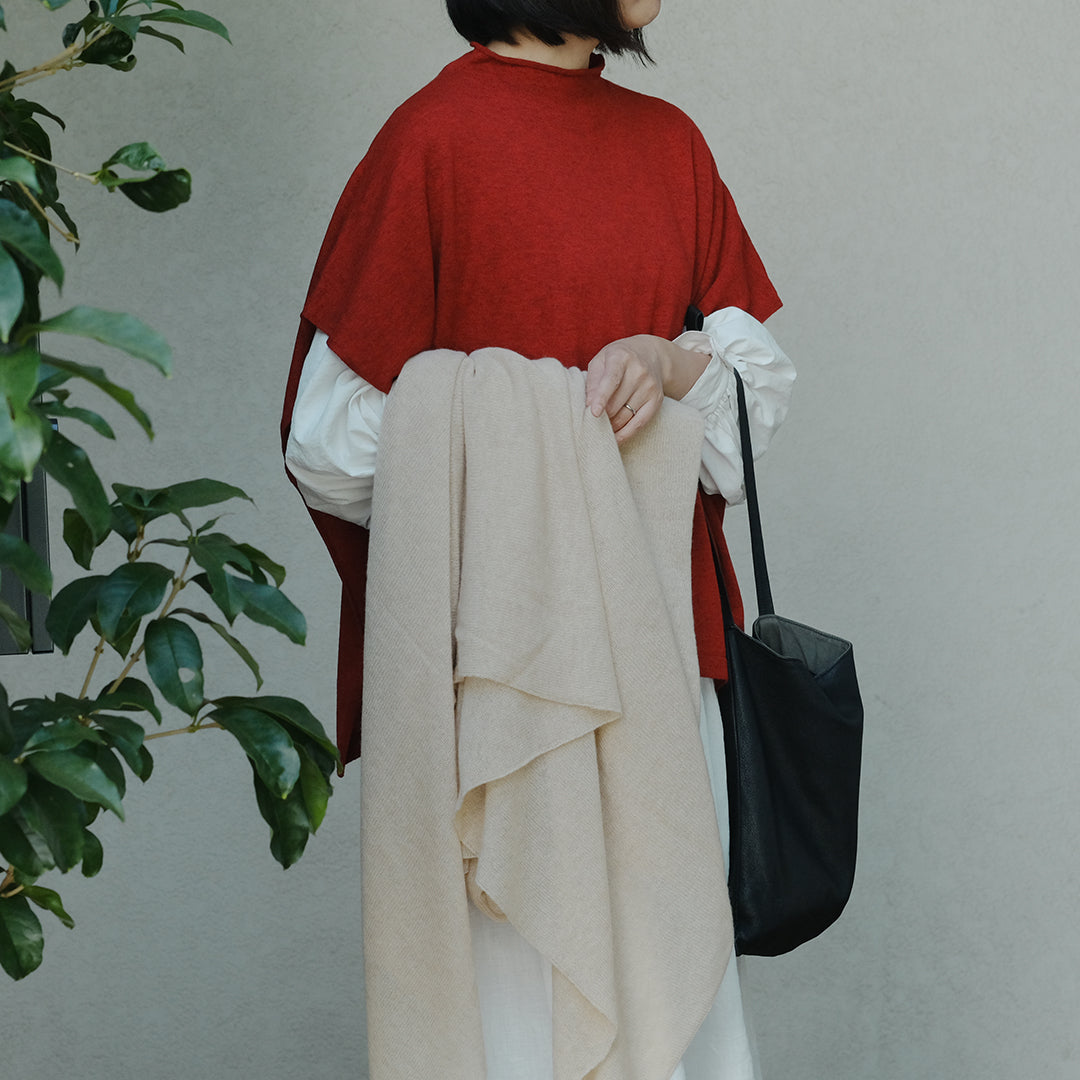 ［FREEMAN--B］ゆる編み天竺ストール　大