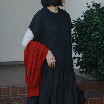 ［FREEMAN--B］柄編みベスト