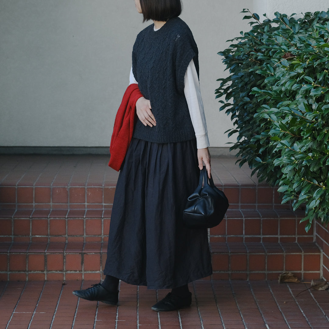 ［FREEMAN--B］柄編みベスト