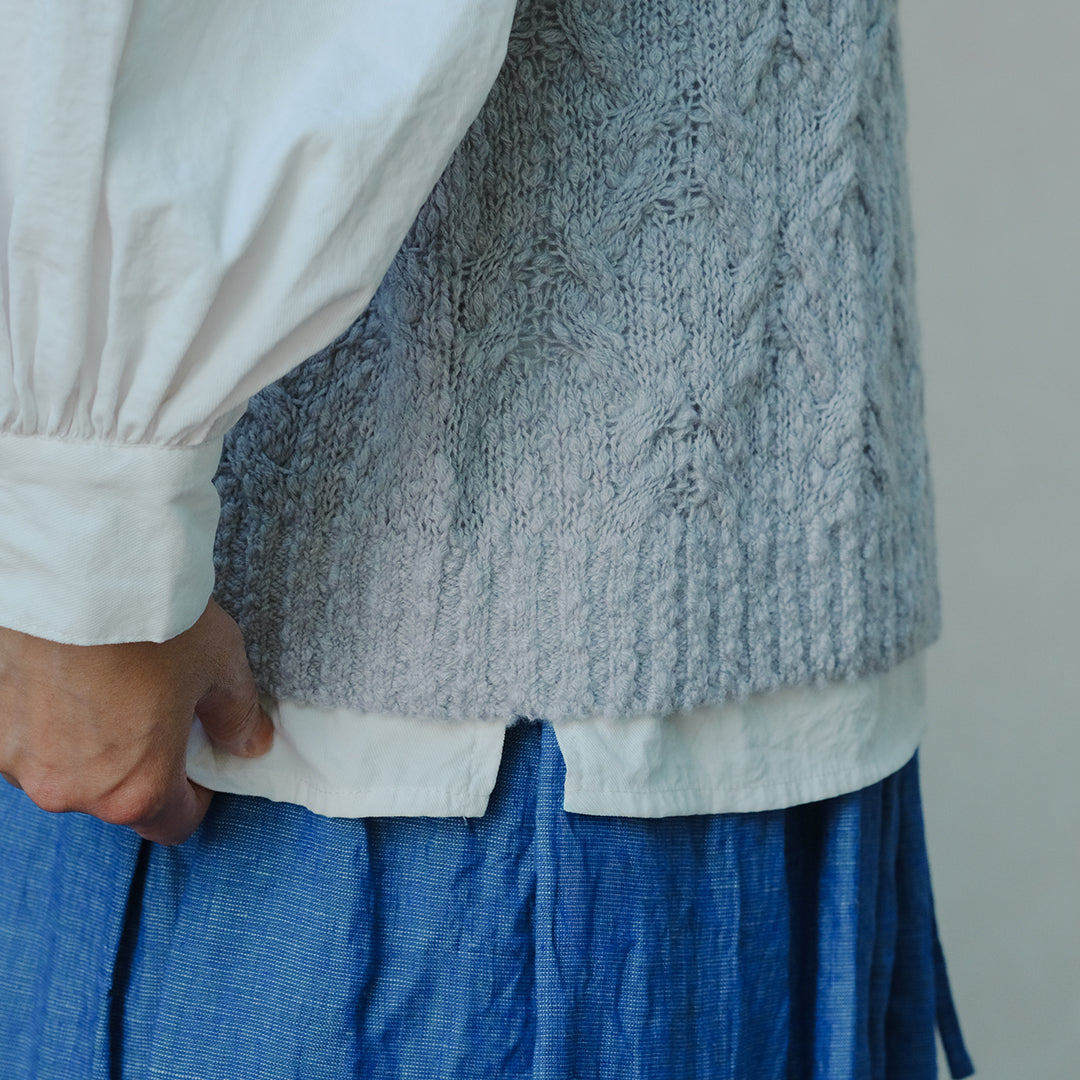 ［FREEMAN--B］柄編みベスト