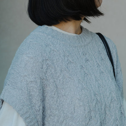 ［FREEMAN--B］柄編みベスト