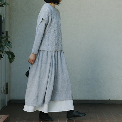 ［FREEMAN--B］柄編みベスト