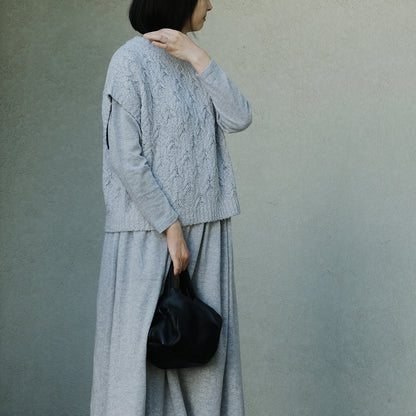 ［FREEMAN--B］柄編みベスト