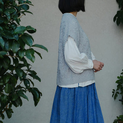 ［FREEMAN--B］柄編みベスト