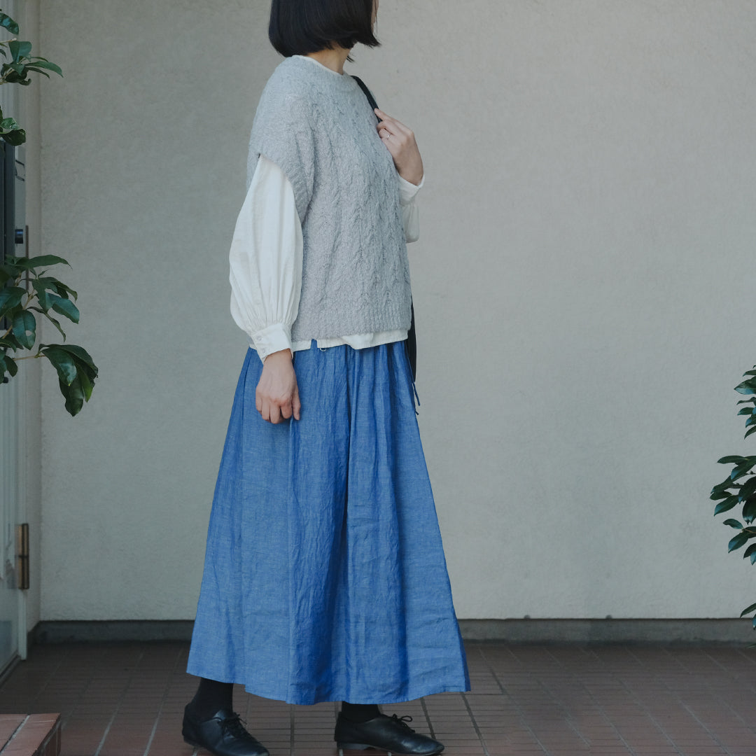 ［FREEMAN--B］柄編みベスト