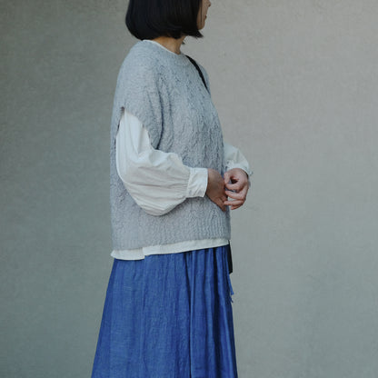 ［FREEMAN--B］柄編みベスト