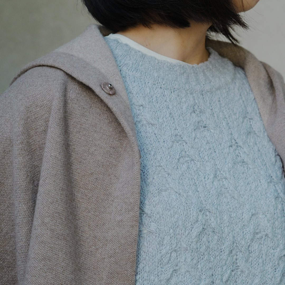 ［FREEMAN--B］柄編みベスト