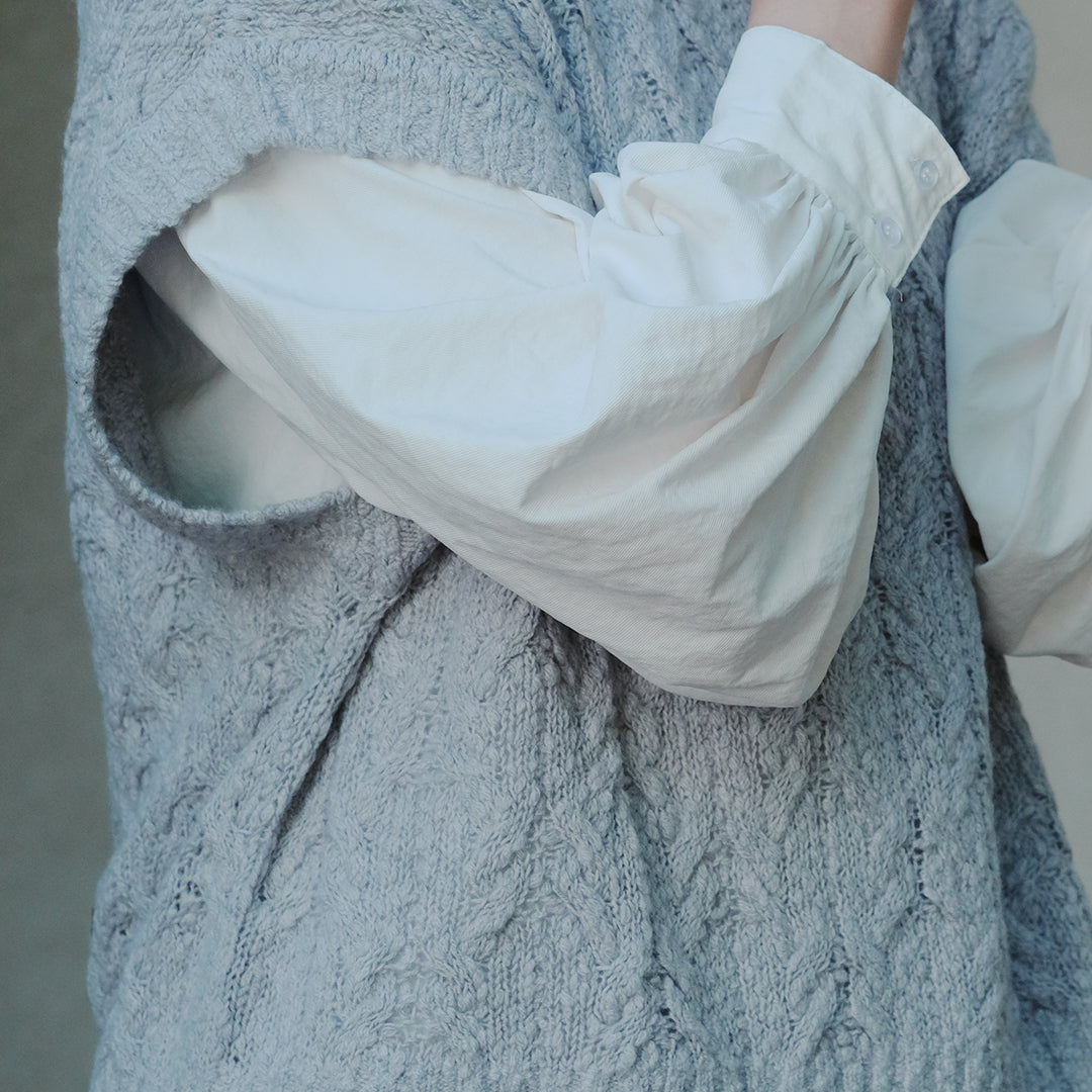 ［FREEMAN--B］柄編みベスト