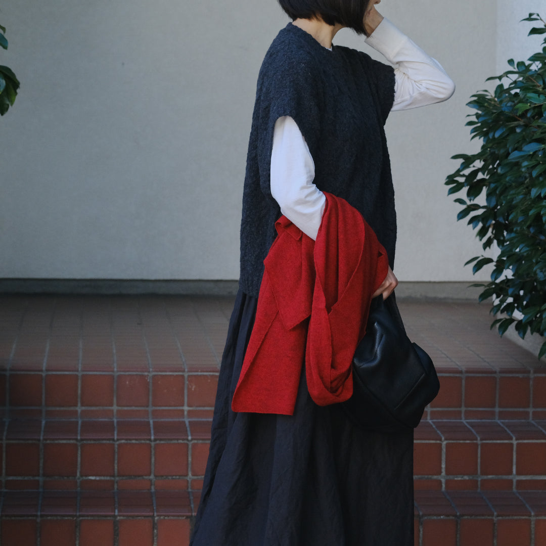 ［FREEMAN--B］柄編みベスト