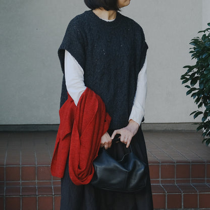 ［FREEMAN--B］柄編みベスト