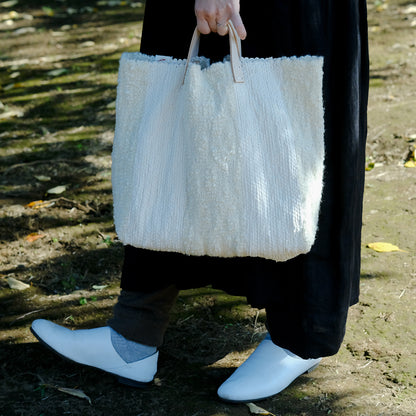 ［tatetoyoco］裂き織りバッグ（ポコ）