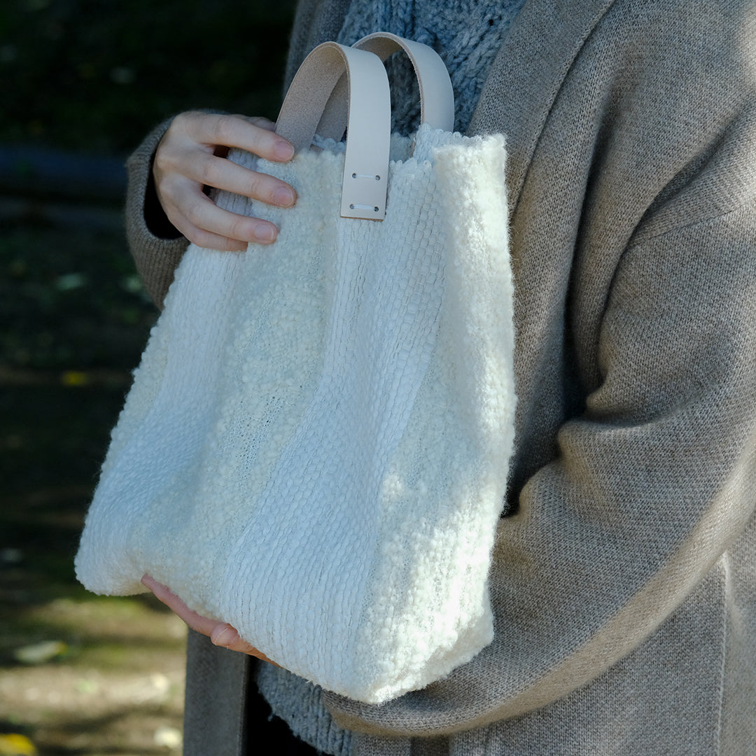 ［tatetoyoco］裂き織りバッグ（ポコ）