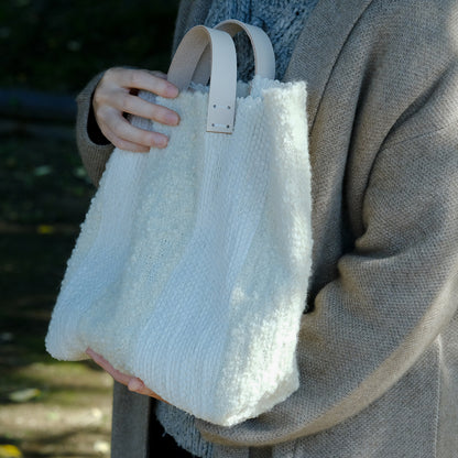 ［tatetoyoco］裂き織りバッグ（ポコ）