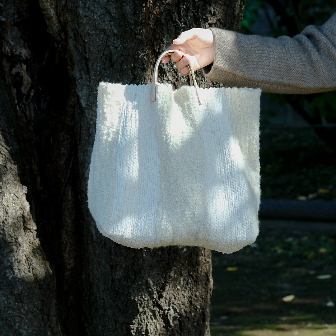 ［tatetoyoco］裂き織りバッグ（ポコ）