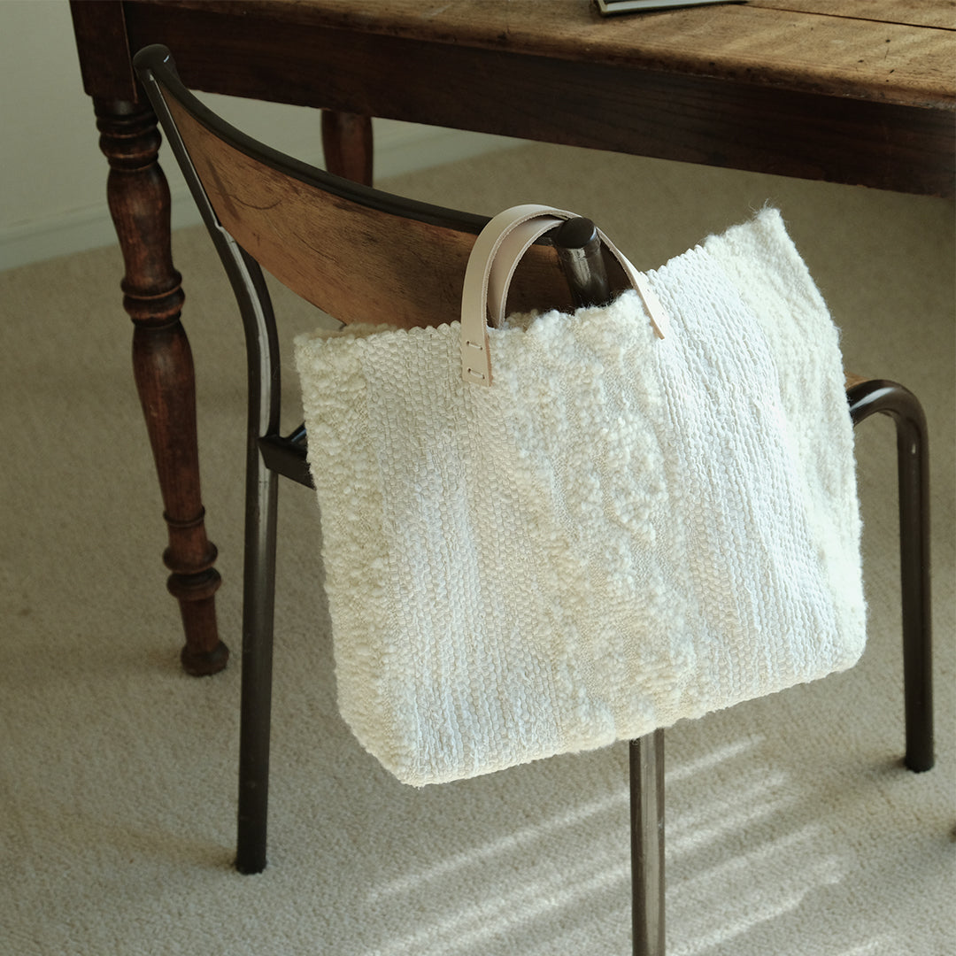 ［tatetoyoco］裂き織りバッグ（ポコ）