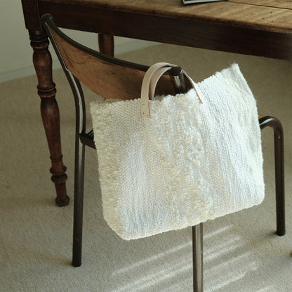 ［tatetoyoco］裂き織りバッグ（ポコ）