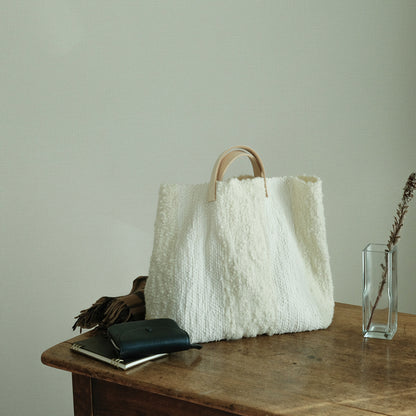 ［tatetoyoco］裂き織りバッグ（ポコ）